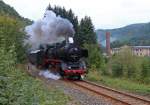 Erzgebirgsrundfahrt des Vereins Sächsischer Eisenbahnfreunde anläßlich  75 Jahre 50 3616  am 26.September 2015.