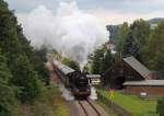 Erzgebirgsrundfahrt des Vereins Sächsischer Eisenbahnfreunde anläßlich  75 Jahre 50 3616  am 26.September 2015.