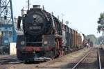 Zwischenhalt in Beekbergen: 50 0073 mit Gterzug bei  Terug naar Toen  (03.09.2011)