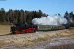 52 7596 mit dem DPE 24234 (Rottweil-Triberg) bei Lauffen 29.12.17