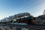 52 1360 hier am 03.12.2016 mit einem Sonderzug der EF- Treysa, hier in Clbe.