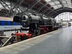 EMBB 52 5448-7 als Museumslok am 04.08.2021 in Leipzig Hbf.