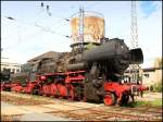 52 8037  beim alljhrlichen Eisenbahnerlebnistag in Falkenberg/Elster (Lok-Inh.