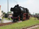 52 8154 fhrt die Gste des BW Weimar durch das Gelnde, 26.05.07