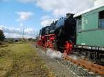 BR 52 8177-9 der Dampflokfreunde Berlin in Blumberg am 21.10.2007