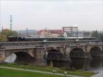 Auf ihrer wegen Ablauf der Fristen letzten Fahrt am 28.10.2007 kommt die 52 8047 auf ihrer Tour von Nossen ber Rowein - Dbeln - Riesa - Coswig - Dresden-Neustadt - Meissen und zurck mit ihrem