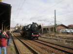 BR 52 8154-8 beim Rangieren in Leipzig-Plagwitz.