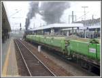 Am 12.04.2008 bot sich den auf den Bahnsteigen des Bahnhofes Frankfurt am Main-Sd stehenden Reisenden des Fern- und Regionalverkehrs nicht nur ein in diesem Bahnhof seltener Anblick, sondern auch