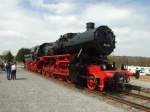 52 6106 der Vulkan Eifel Bahn beim Bahnhofsfest in Ulmen/Eifel.26.4.08