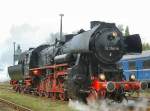 52 1360-8 bei der Lokparade im Oktober 2007 in Schneweide