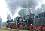 BR52 und BR 94 (hinten) bei der letzten Lokparade in Schneweide, 2007