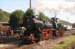 Dampflokomotive 52 6106 von der Vulkan Eifelbahngesellschaft aus Gerolstein im Einsatz bei den Museumstagen in Bochum Dahlhausen.