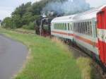 Die 52 8079-9 auf dem Weg von Dagebll-Mole nach Niebll (23.07.2008).