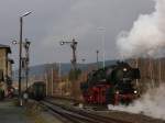 52 8080-5 mit einem Nikolauszug am 06.12.2008 in Wilthen