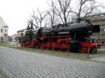 BR 52 aufgenommen am 24.12.08 vor dem Simbacher Bahnhof