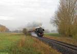 52 8079 near Breitungen early in the morning on the 1st of November in 2008 - Plandampf organized by Team Lo-Rie on Werrabahn 30-10/01-11 in 2008