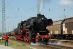 52 8038 bei Fhrerstandsmitfahrten am 10.5.2009 in Seelze