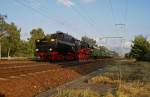 52 8177-7  -  mit dem Tender vorraus in der Berliner Wuhlheide Richtung Ostbahnhof  Anlass der Sonderfahrt war das Bahnhofsfest in Frankfurt /Oder.