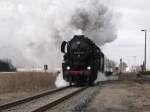 Durchfahrt am 07.03.2010 in Lindenberg/Mark auf dem Weg nach Frankfurt/Oder