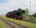 DR 52 8154-8 im Bw Weimar; 29.05.2010