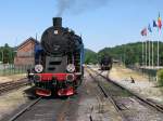 TKt48 87 ex PKP und 52 467 der CFV 3V am 7.-7.-2010 in Treignes