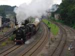 52 8080-5 kam mit einem Sonderzug von Lbau nach Nossen zum BW Fest, am 28.08.10.