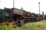 52 8102 am 04.09.2010 im ehemaligen BW Falkenberg oberer Bahnhof.