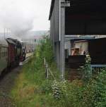 Einfahrt nach Adelebsen mit dem Sonderzug aus Gttingen um ca.