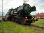 Eisenbahnfest in Elstal 15.5.2011 Dampflok BR 52 8177-9 der Dampflok Freunde Berlin     Umbau:   Raw Stendal  20.09.1966 - 12.11.1966   letztes Bw:   Berlin Schneweide   z-Stellung:   10.12.1991  