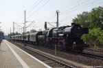 52 8177-5 mit einem Sonderzug nach Blankenburg in Wusterwitz.