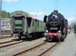 52 8079-7 als Sonderzug nach Marktschorgast rangiert am 12.06.2011 in Neuenmarkt-Wirsberg 