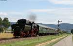 52 7596 mit dem DPE 98248 (Rottweil-Zollhaus-Blumberg) bei Wilchingen Hallau 25.6.11