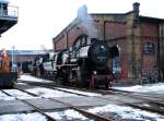 52 8154 im Bw Chemnitz Hilbersdorf (17.02.06)