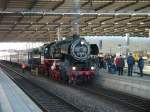 52 8079-7 mit dem Berliner Sonderzug am 26.02.2011 im Chemnitzer Hbf.