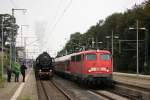 52 8038 und 110 456 am 18.09.2011 in Haste.