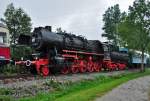 52 8012 Gterzugdampflok, Baujahr 1943, der WTB am Bf Zollhaus-Blumberg - 04.09.2011