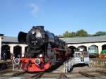 52 8131 stand beim Bw Fest in Nossen am 24.09.11 auf der Drehscheibe.