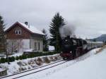 52 8154-8 machte am 18.12.11 die Sonderfahrt.