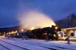 Winterzauber im Bahnhof Cranzahl.