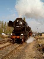 52 8184 -  am 27.09.2003 der Eisenbahnfreunde im TBw Stassfurt.