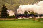 52 740-8 auf dem Rckweg von Gerolstein noch Andernach am 19.05.06 bei einer scheinanfahrt.