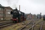 52 8154 im Schsischen Eisenbahnmuseum Chemnitz-Hilbersdorf.