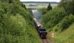 52 7596 mit dem DPE 20993 (Donaueschingen-Titisee) bei Hfingen 24.612