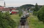 52 7596 mit dem DPE 20995 (Donaueschingen-Titisee) bei Lffingen 24.6.12