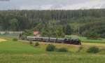 52 7596 mit dem DPE 20285 (Seebrugg-Lffingen) bei Lffingen 28.7.12