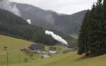 52 7596 und 2455 Posen mit dem DPE 75907 (Hausach-Tbingen Hbf) bei Niederwasser 6.1.13