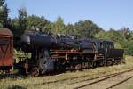 52 8187-8 am 16.09.2012 im Bw Falkenberg Oberer Bahnhof.