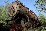 Schattenspiele auf 52 8008 am 16.09.2012 im Bw Falkenberg Oberer Bahnhof.