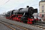 Dampfsonderzug E 75918 / E 75919  Burg Eppstein  mit der 52 4867 der Historischen Eisenbahn - 03.03.2013  --  Umsetzen im Bahnhof Limburg -- Weitere Fotos siehe auch auf http://www.schmalspuralbum.de/