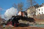 Die Adventssonderfahrt des Eisenbahnmuseums Leipzig führte, auf Grund der großen Nachfrage, auch in diesem Jahr wieder nach Schwarzenberg.